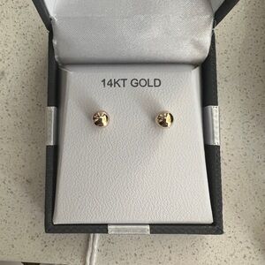 14KT Gold Stud Earrings